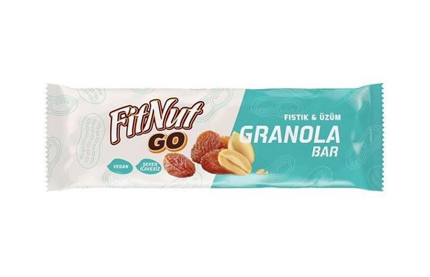 Fitnut Granola Bar Fıstık&Üzüm (30g)