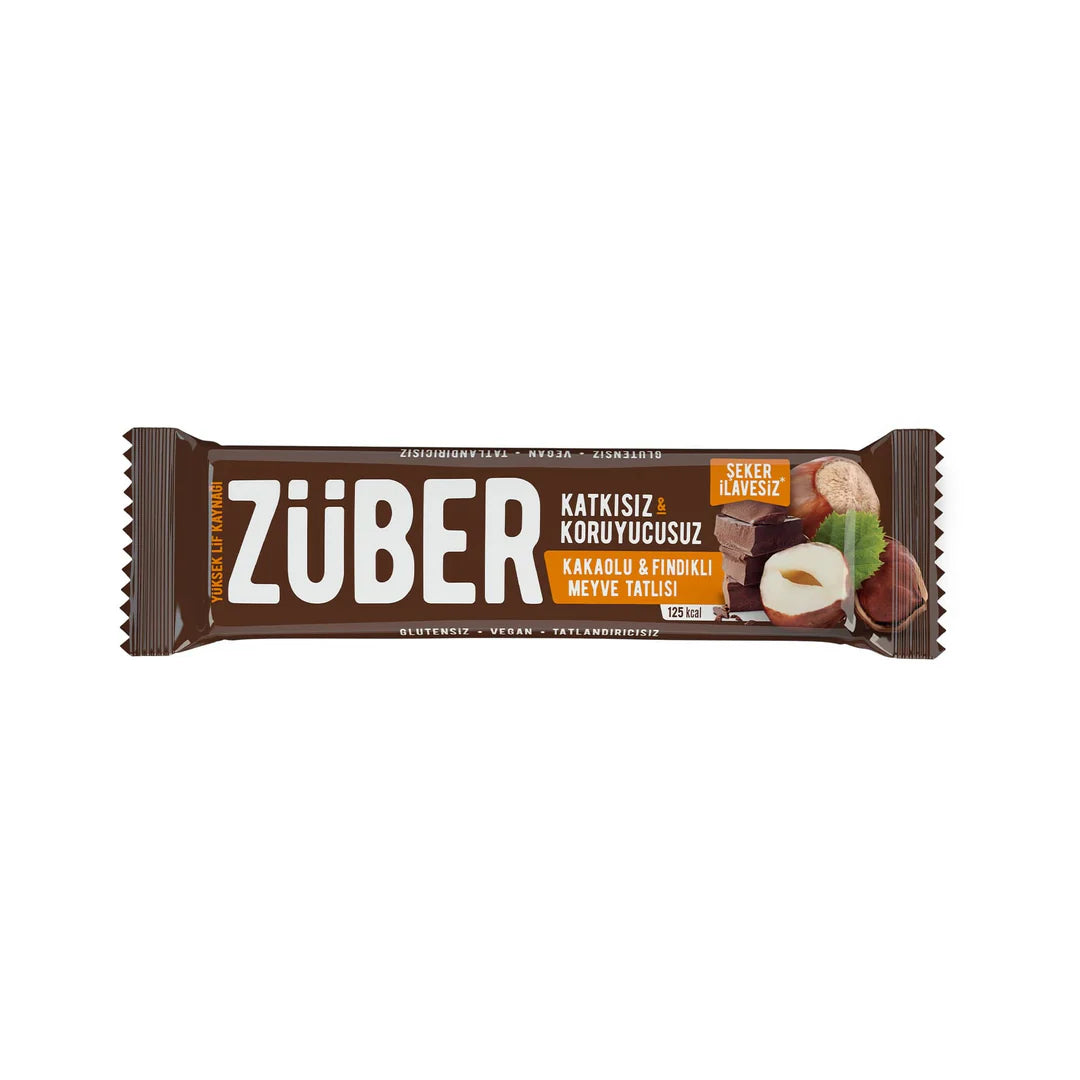 Züber Yüksek Protein Bar Fındık Ezmeli 45g