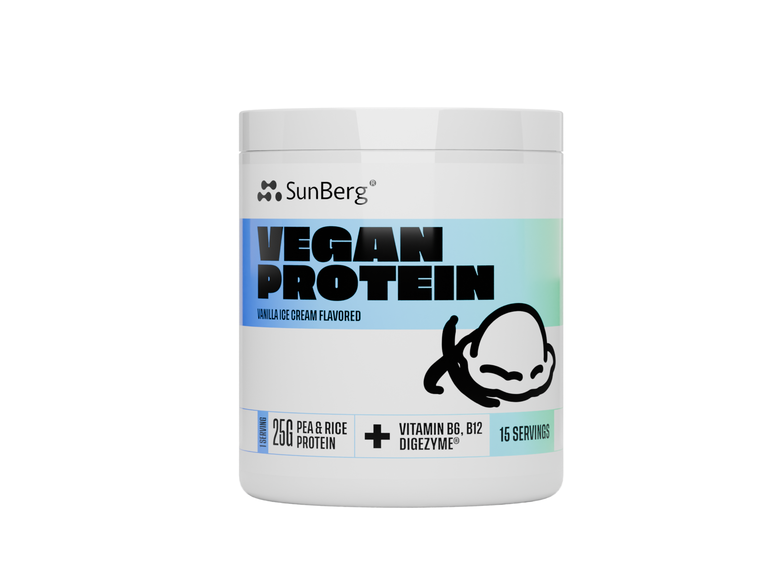 Sunberg Vegan Protein 450g-495g (15 Servis)
