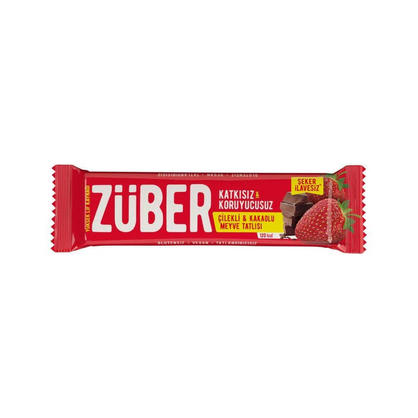 Züber Meyve Bar Çilekli ve Kakaolu 40g